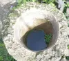  Product image 6 of the product “The Iceland Pot is made of limestone, it comes from coast of Indonesia. It is about 120cm height and 83cm depth. ”